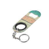 Houtkorrels Mini Flessenopener (Achterkant Gekanteld)