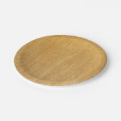 Houtkorrels Papieren Bordje (Gekanteld)