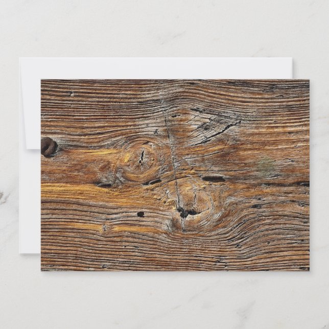 Houtkorrels, plaat van geweerd hout (Voorkant)