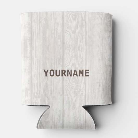 Houtkorrels, sparen Water Drink Bier, gepersonalis Blikjeskoeler (Achterkant)