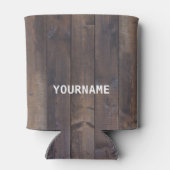 Houtkorrels, sparen Water Drink Bier, gepersonalis Blikjeskoeler (Achterkant)