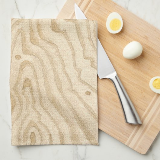 Houtkorrels Theedoek (Quarter Fold)
