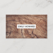 Houtkorrels Visitekaartje (Voorkant)