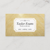 Houtkorrels Visitekaartje (Voorkant)