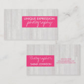 Houtkorrels Visitekaartje (Voorkant / Achterkant)