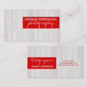 Houtkorrels Visitekaartje (Voorkant / Achterkant)