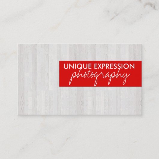 Houtkorrels Visitekaartje (Voorkant)