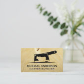 Houtkorrels | Vleesklaver | Koe grazing Visitekaartje (Staand voorkant)