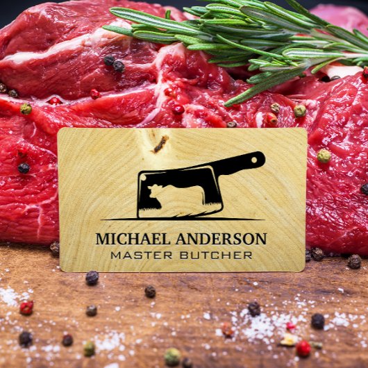 Houtkorrels | Vleesklaver | Koe grazing Visitekaartje