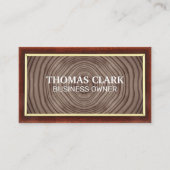 Houtkorrels | Wandgrunge Visitekaartje (Voorkant)