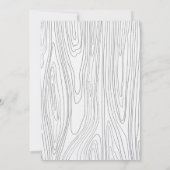 Houtkorrels Weddenschappen - Geel en grijs Kaart (Achterkant)