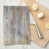 Houtkorreltextuur #3 theedoek (Quarter Fold)
