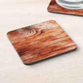 Houtkorreltextuur Bier Onderzetter (Linkerzijde)