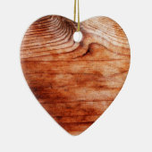 Houtkorreltextuur Keramisch Ornament (Rechts)