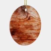 Houtkorreltextuur Keramisch Ornament (Rechts)