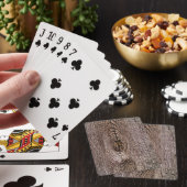 Houtkorreltextuur Pokerkaarten (Insitu)
