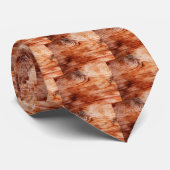 Houtkorreltextuur Stropdas (Opgerold)