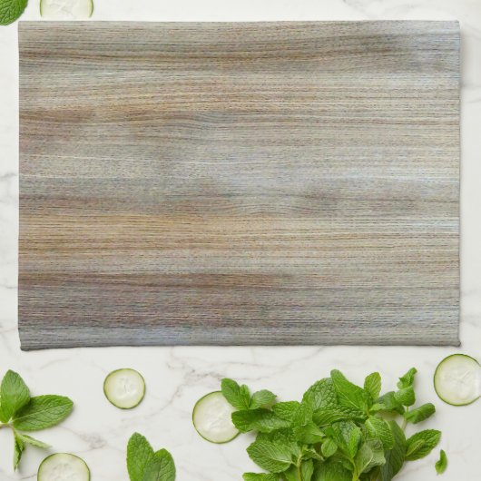 Houtkorreltextuur Theedoek (Gevouwen)