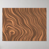 Houtkorreltextuur Vector: Gedetailleerd houtpatroo Poster (Voorkant)