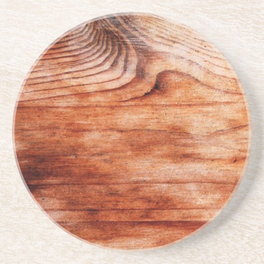 Houtkorreltextuur Zandsteen Onderzetter (Voorkant)