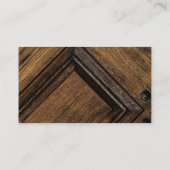 Houtkorreltimmerbouw of andere visitekaartje (Achterkant)