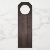 Houtkousen en -bier van elke leeftijd flessenhanger (Achterkant)