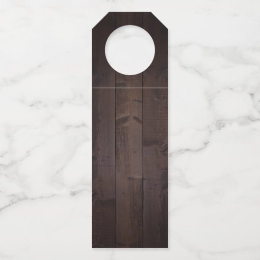 Houtkousen en -bier van elke leeftijd flessenhanger (Achterkant)