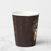 Houtkousen en -bier van elke leeftijd papieren bekers (Rechts)