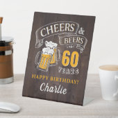 Houtkousen en -bier van elke leeftijd reclamebord met voetstuk (Insitu)