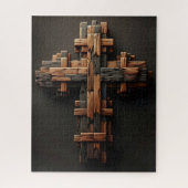 houtkruispuzzel legpuzzel (Verticaal)