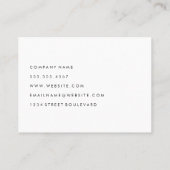 Houtkrulgoud geborsteld visitekaartje (Achterkant)