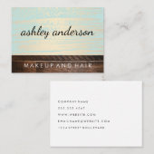 Houtkrulgoud geborsteld visitekaartje (Voorkant / Achterkant)