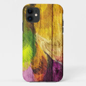 Houtkunst Acrylverf Case-Mate iPhone Case (Achterkant)