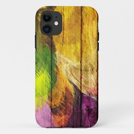 Houtkunst Acrylverf Case-Mate iPhone Case (Achterkant)