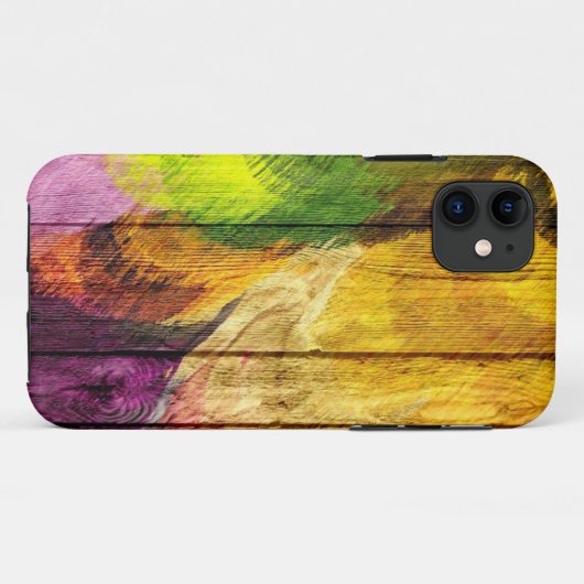 Houtkunst Acrylverf Case-Mate iPhone Case (Achterkant (horizontaal))