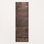 Houtkunst Yogamat (Voorkant)