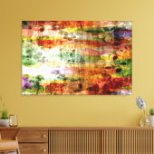  houtkunstbloem canvas afdruk (Insitu (Woonkamer))