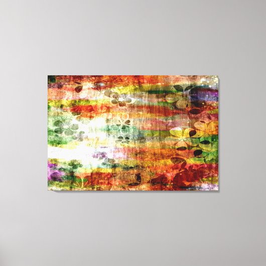  houtkunstbloem canvas afdruk (Voorkant)