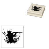 Houtkunststempels/jager Rubberstempel (Gestempeld)