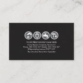 Houtlaag Handyman Gereedschap Visitekaartje (Achterkant)