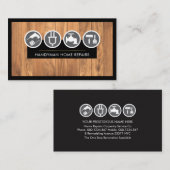 Houtlaag Handyman Gereedschap Visitekaartje (Voorkant / Achterkant)