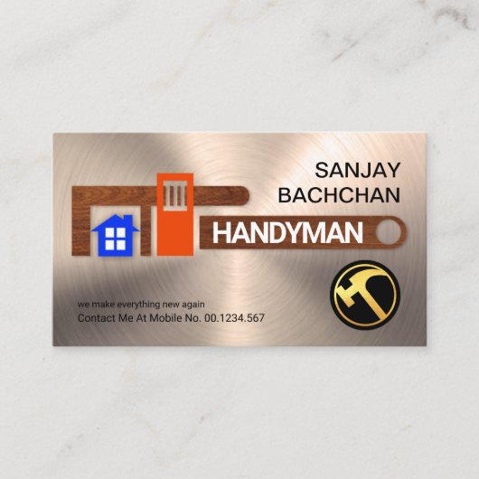 Houtlaagbuizen — Huurstofreparaten Visitekaartje (Voorkant)