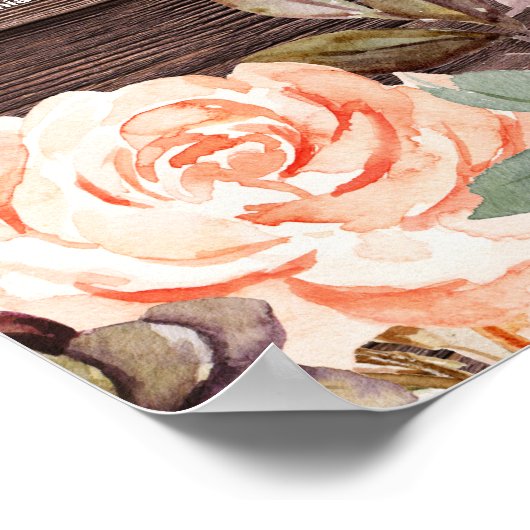 Houtlampjes, Blush- en pekelrooster Poster (Hoek)