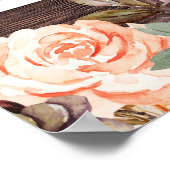 Houtlampjes, Blush en pekelzitjes Grafiek 2 Poster (Hoek)