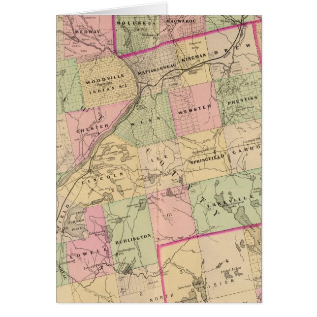 Houtland 3 Kaart (Voorkant)