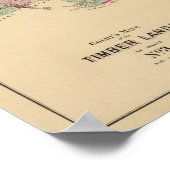 Houtland 3 Kaart Poster (Hoek)