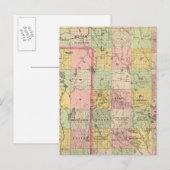 Houtland 4 Atlas Map Briefkaart (Voorkant / Achterkant)