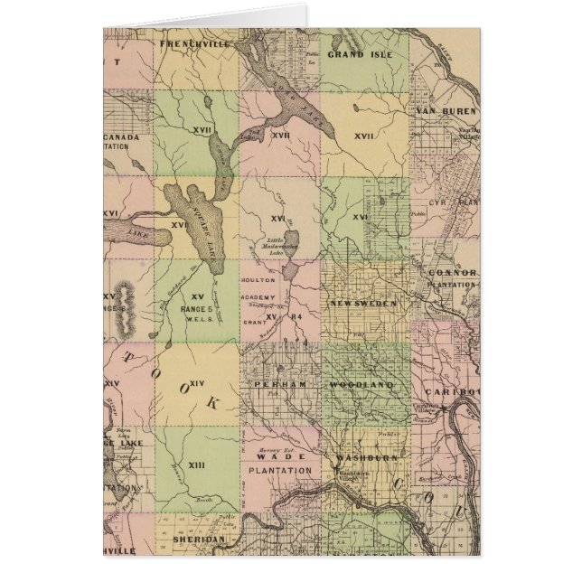 Houtland 5 Kaart (Voorkant)