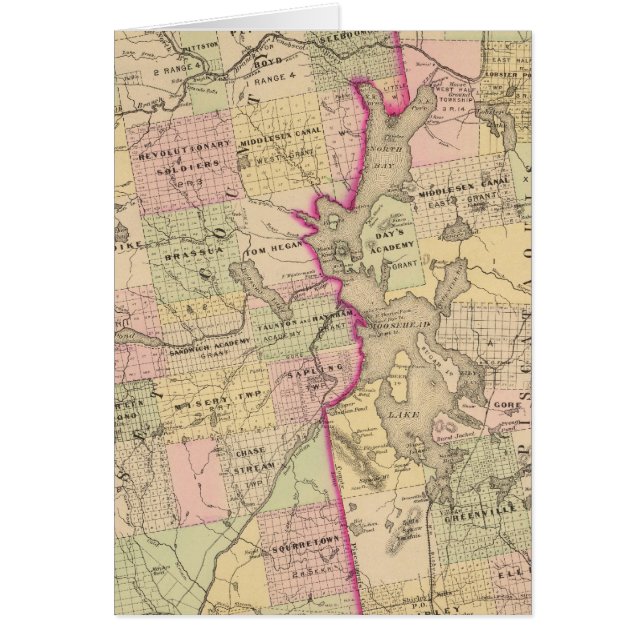 Houtland 6 Kaart (Voorkant)