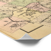 Houtland 6 Kaart Poster (Hoek)